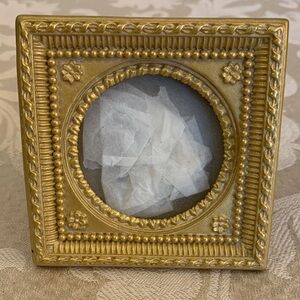 3 1/2” Gold Decorative Square Picture Frame - Classic Ornate Home Accent